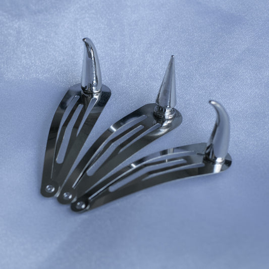 LOT DE 3 BARRETTES - DEVIL'S HORNS